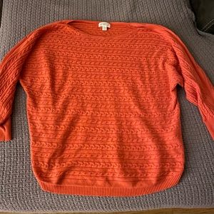 Market & Spruce size Large women’s quarter sleeve, boatneck sweater